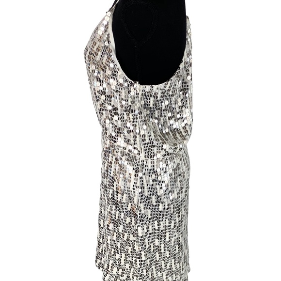 ❌ SOLD❌Zara Women Silver Sequnce Dress - Picture 3 of 4